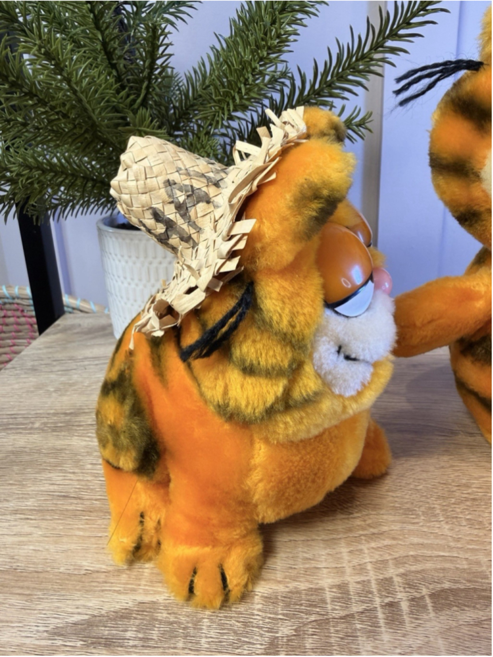 VINTAGE GARFIELD Lot 3 1978 & 1981 Stuffed Plush Cats Dakin Toys 9” - Picture 5 of 12